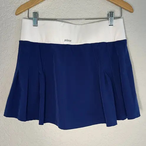 Prince Blue Skort White Band Tennis Pickleball Nautical Preppy Old Money Medium