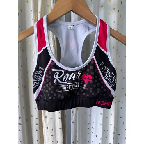 Roar Fitness Women's BJJ Compression Stretch MMA Training Workout Sports Bra S Black - Image 2