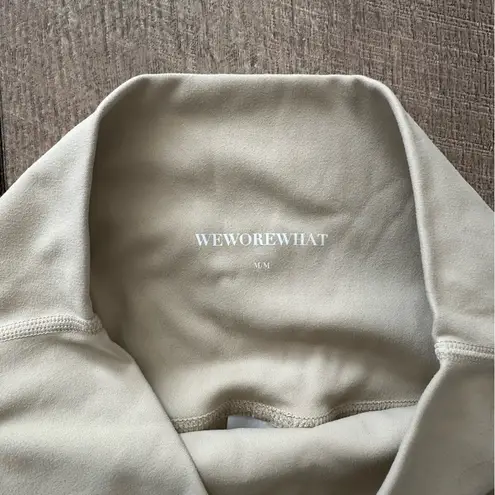 We Wore What Ultra High Rise Legging in Pale Khaki & Black