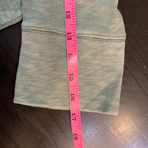 The Territory Ahead Sage Green Cotton Button Front Midi Dress Women's Size S - Image 9