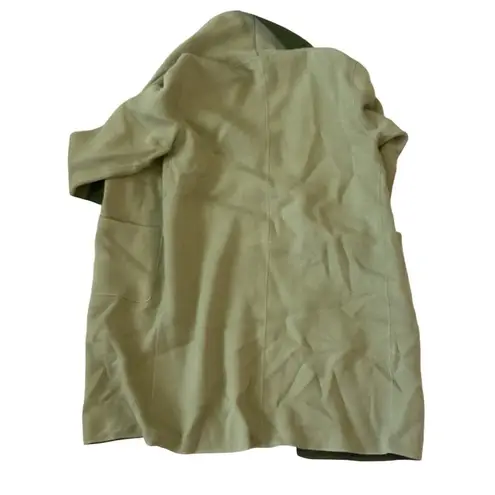 Sarah Spencer Heavy Wool Sweater Coat Green Size undefined