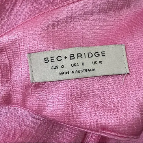 Bec & Bridge NEW NWT Moon Dance Strapless Maxi Dress Candy Pink