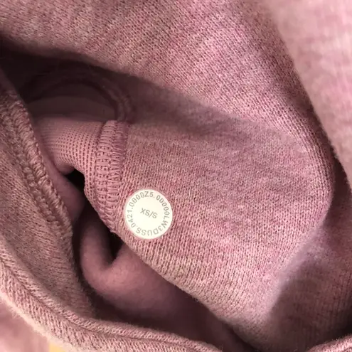 Lululemon Scuba Oversized Half-Zip Hoodie Heathered Pink Taupe XS/S