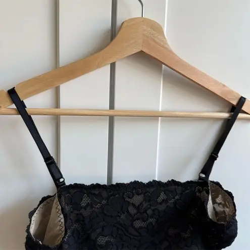 Haute Contour by Spanx Women's Black Lace Trim Camisole Tank L Size L