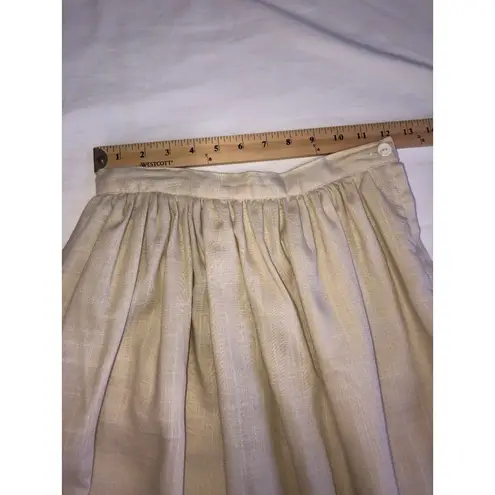 Vintage Set Top Skirt Size S Cream Lace Long Sleeve 80"s Cottagecore Modest USA