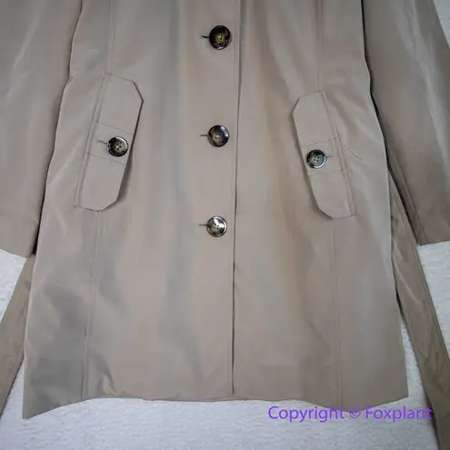 London Fog Trench Coat belted, women size L