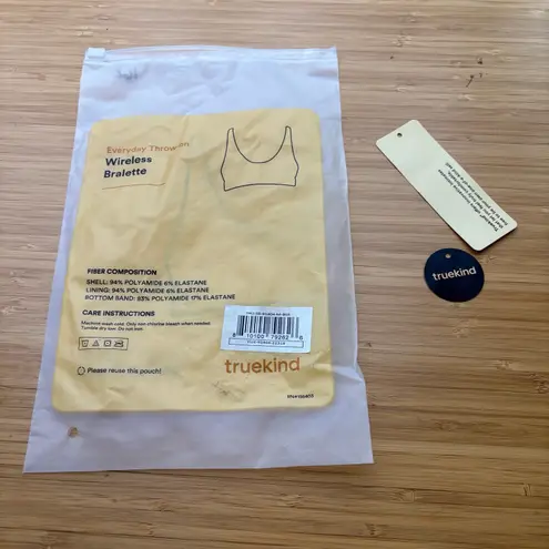 Shapermint Truekind Beige Everyday Throw On Wireless Bralette Medium 91404