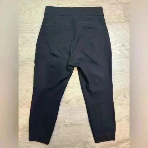 Spanx  Women’s Black Rayon Elastic Straight Leg Pants Size‎ L