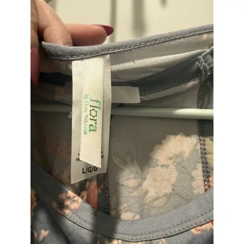 Flora Nikrooz Flora By Women’s Hannah Floral 3 Piece Sleepwear Set Large Travel