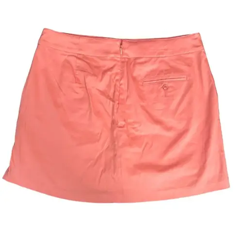 Lady Hagen NEW  Skort Size 10 Medium Coral Peach Cotton Spandex Athleisure Tennis