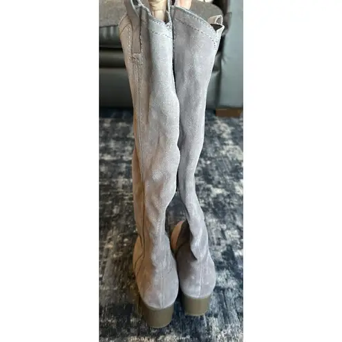 White Mountain Genuine Leather Suede Western Bethesda Knee High Boots Size 7M