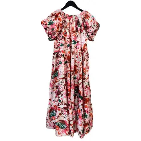 Ivy City Co Harvey Tent Midi Dress Pink Floral XS