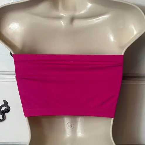 Bandeau Tube‎ Top Pink Size undefined