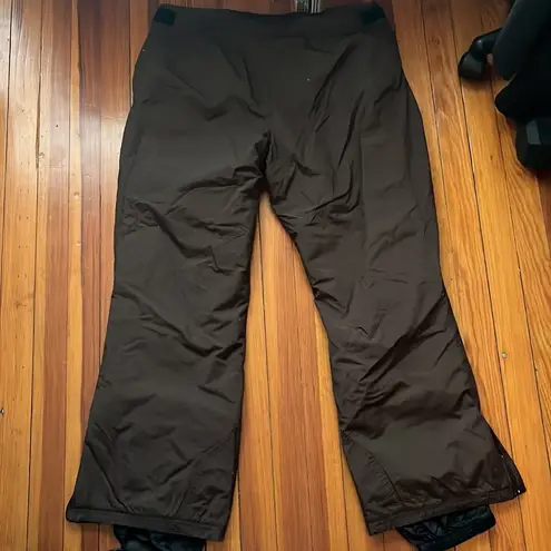 Columbia  Brown Water Resistant Snow Pants Sz XL