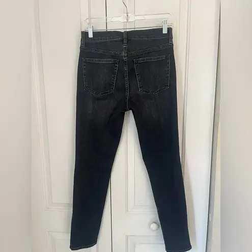 J.Crew  9" high-rise toothpick jean in Charcoal wash Size 27