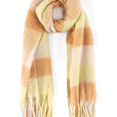 Shiraleah Arista Scarf, Lime NWT White