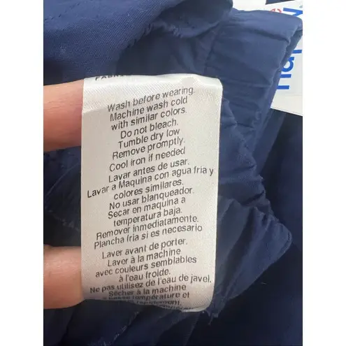 Code Happy Women Mid Rise Moderate Flare Drawstring Scrub Pant 3XL Blue 46002AP Size 3X