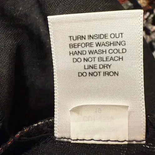 Robbie Bee Dress Size S Black Orange