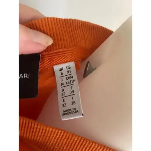 Adidas  Women's Orange Long Sleeve T-Shirt Size‎ XS Danielle Cathari Colab EUC