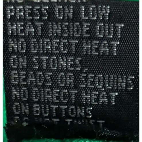 Vintage Berek Christmas Sweater Size Large Green Santa Cowboy Cactus Beaded