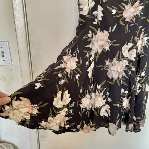 Talula Aritzia Womens Dress Sz 2 Floral Mini Boho Chic Bohemian Festival Garden