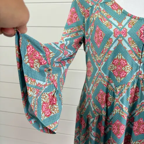 Cabana Life UPF 50+ Manchester Babydoll Dress size L Blue Size L