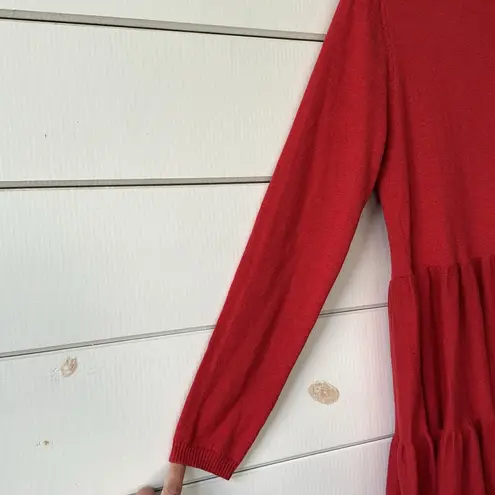 Matilda Jane Brilliant Daydream Love Me Tender Cardigan Sweater Red Small NEW