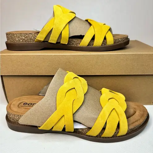 The Comfy Earth Desty Round Toe Woven Casual Slip-on Sandals classic summer outdoor