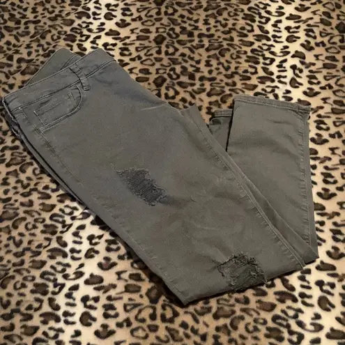 GUC MAVI Jeans ADA Boyfriend Fit Distressed Jeans Women’s Size 10 Green