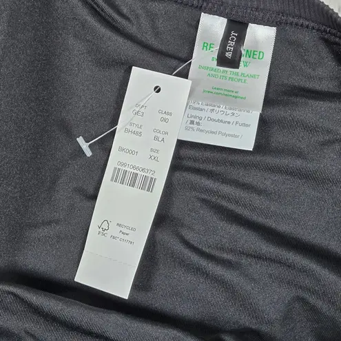 J.Crew  Ribbed-trim hipster full-coverage‎ bikini bottom Black XXL NWT - Image 3