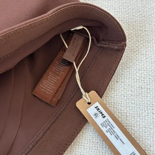 SKIMS Body Hip Enhancing Padded Short in Cocoa, Size X-Small