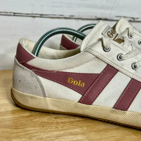 Gola Badminton Low Top Sneakers Dusty Rose Shoe Size 11 White