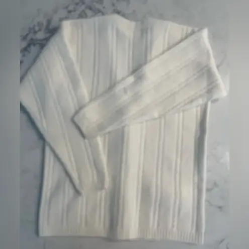 Vintage Sophisticates by Pendelton 80's Cream Knit Cardigan Sweater Medium USA