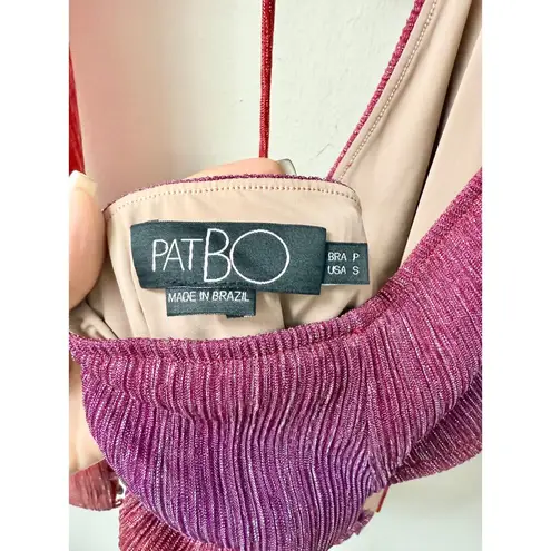 PatBO Ombre Lurex Plunging V
