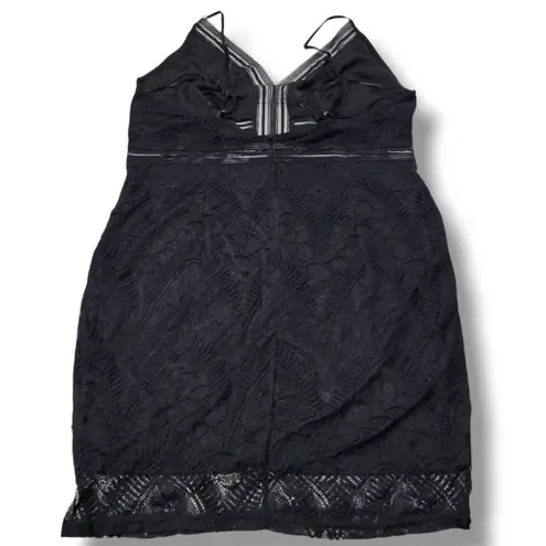 Talent Dress Size 2XL Cocktail Dress Sleeveless Spaghetti Strap Dress Lace Sheer Trim Women's Dress