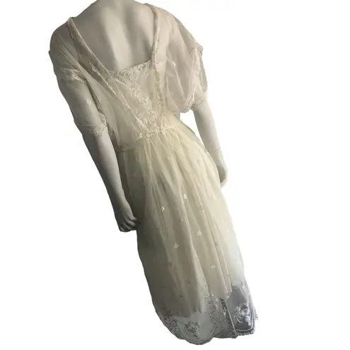 Vintage Strauss by Bonnie Lace Victorian Maxi Dress Women's Size 10 (XS Modern)