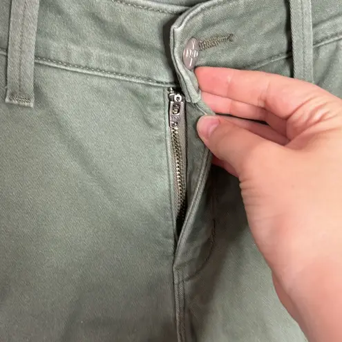 NYDJ green lift tuck technology crop jeans size 0