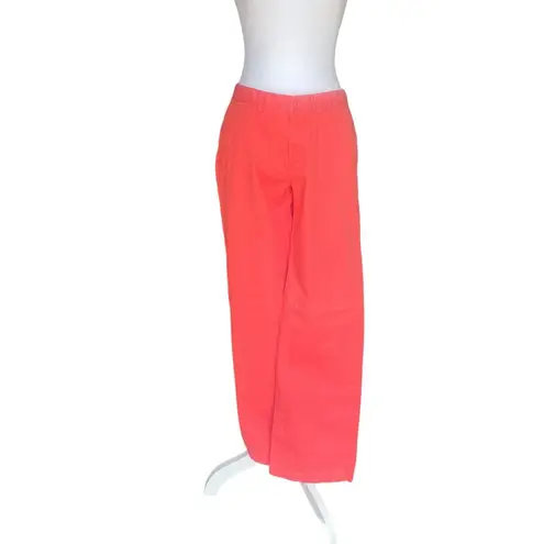 Ralph Lauren  Classic Chino Womens Pants 100% Cotton Straight Leg Coral Size 4