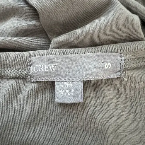 J. Crew Shirt Womens Small Gray Gold Beaded Antler T Shirt Tee Casual Preppy Gray