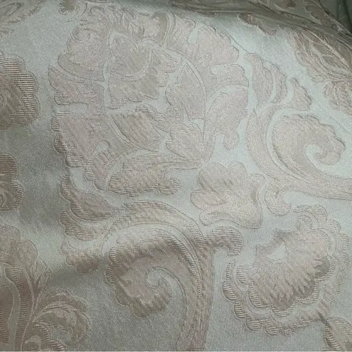 LO’ ADORO Nude Blush Corset Bodice Brocade Elegant Lace Wedding Dress Size 12