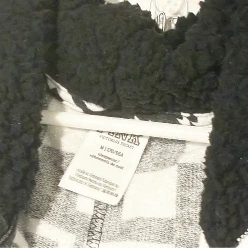 PINK - Victoria's Secret Victoria's Secret Pink Dog Hoodie Sherpa Long Jane Bodysuit PJ One Piece‎ Medium