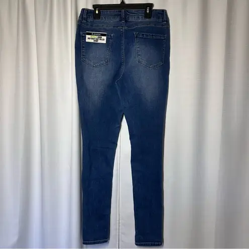 D. Jeans New High Waist Baby Rolled Skinny Jeans 8 Stretch Medium Wash Safira