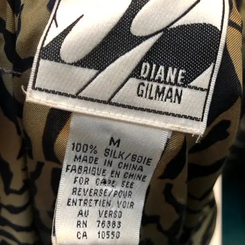 Diane Gilman VINTAGE 80s SILK JACKET