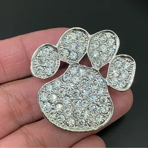 SPOONTIQUES Pin Art Pave Rhinestones Silver