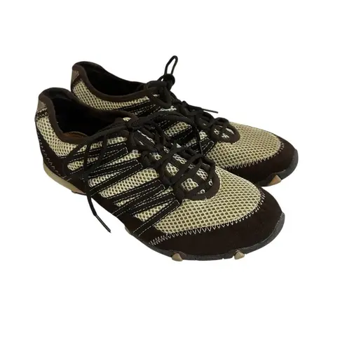 Bass Bounce Brown Lightweight Hiking Walking Outdoor Shoes Elastic Suede Size 10