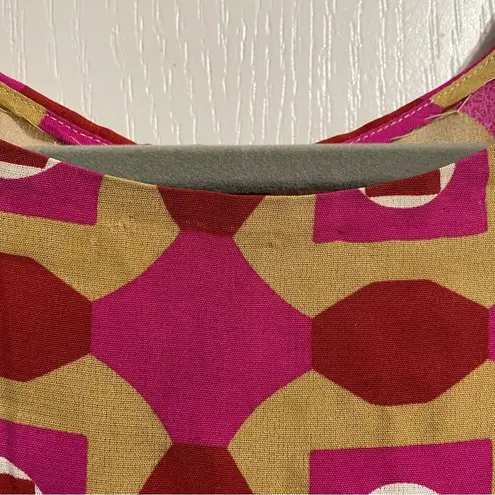 💙💖 Marni Geometric Print Viscose 3/4 Sleeve Blouse IT 44 Pink Size 8