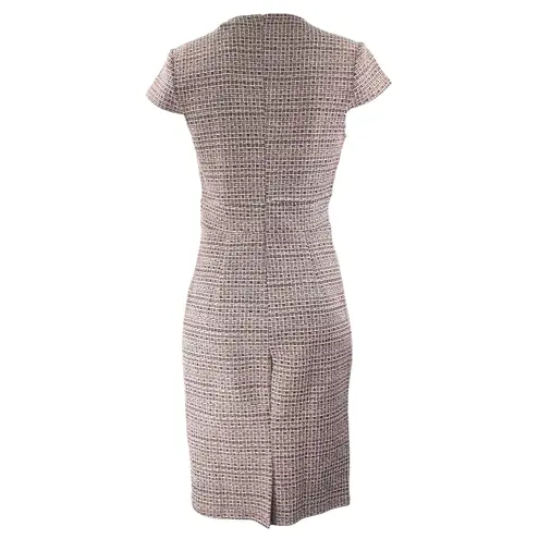 Grace Karin NEW Women's Pink Tweed Cap Sleeve Knee Length Pencil Sheath Dress S