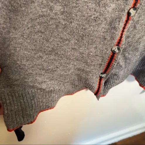 Melrose and Market Cardigan Sweater Gray Stripe