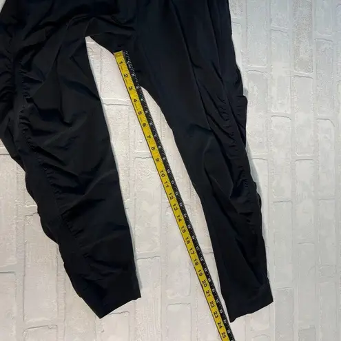 Coolibar Pants Women Medium Black UPF 50+ Motio Joggers Ruched Pull On Stretch M