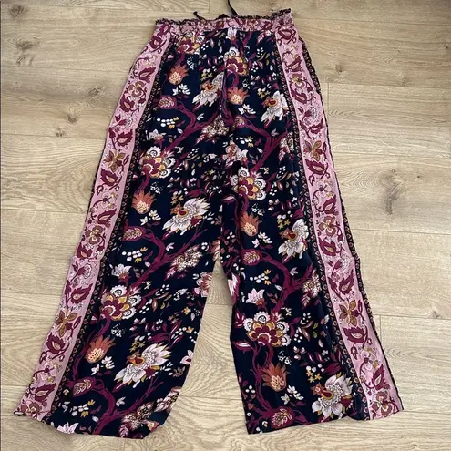 Sundance Blossom And Beauty Pajama Bottoms lightweight PJ bottoms, Small, NWT
